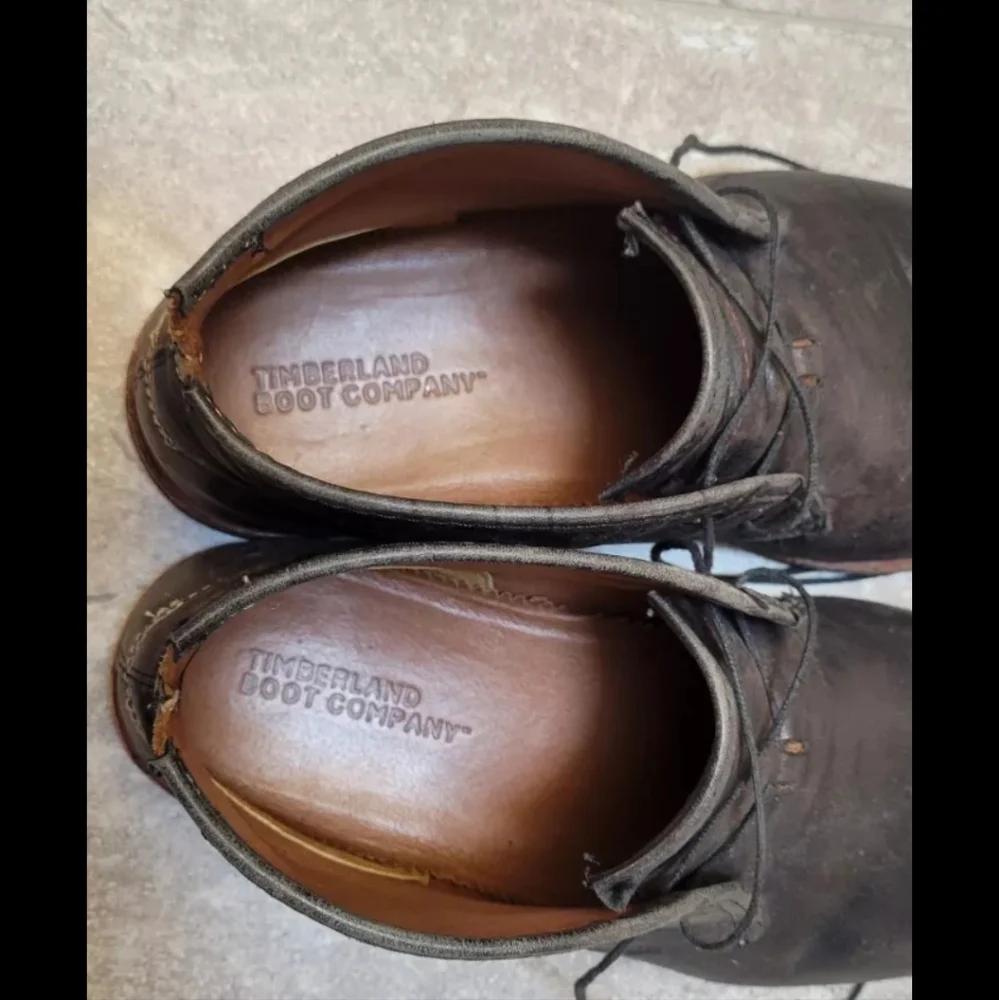 Vintage Timberland Boot Co 'Wodehouse' Lost History Chukka  Burnised Black 9 US